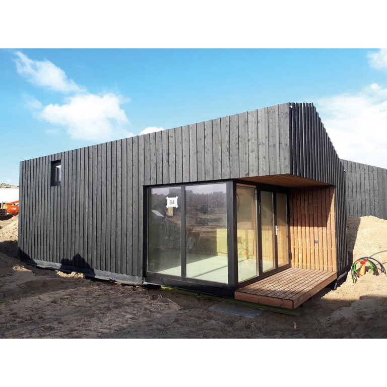 Elephant Gevelbekleding Board &amp; Batten Lodgepole Pine Zwart Breed